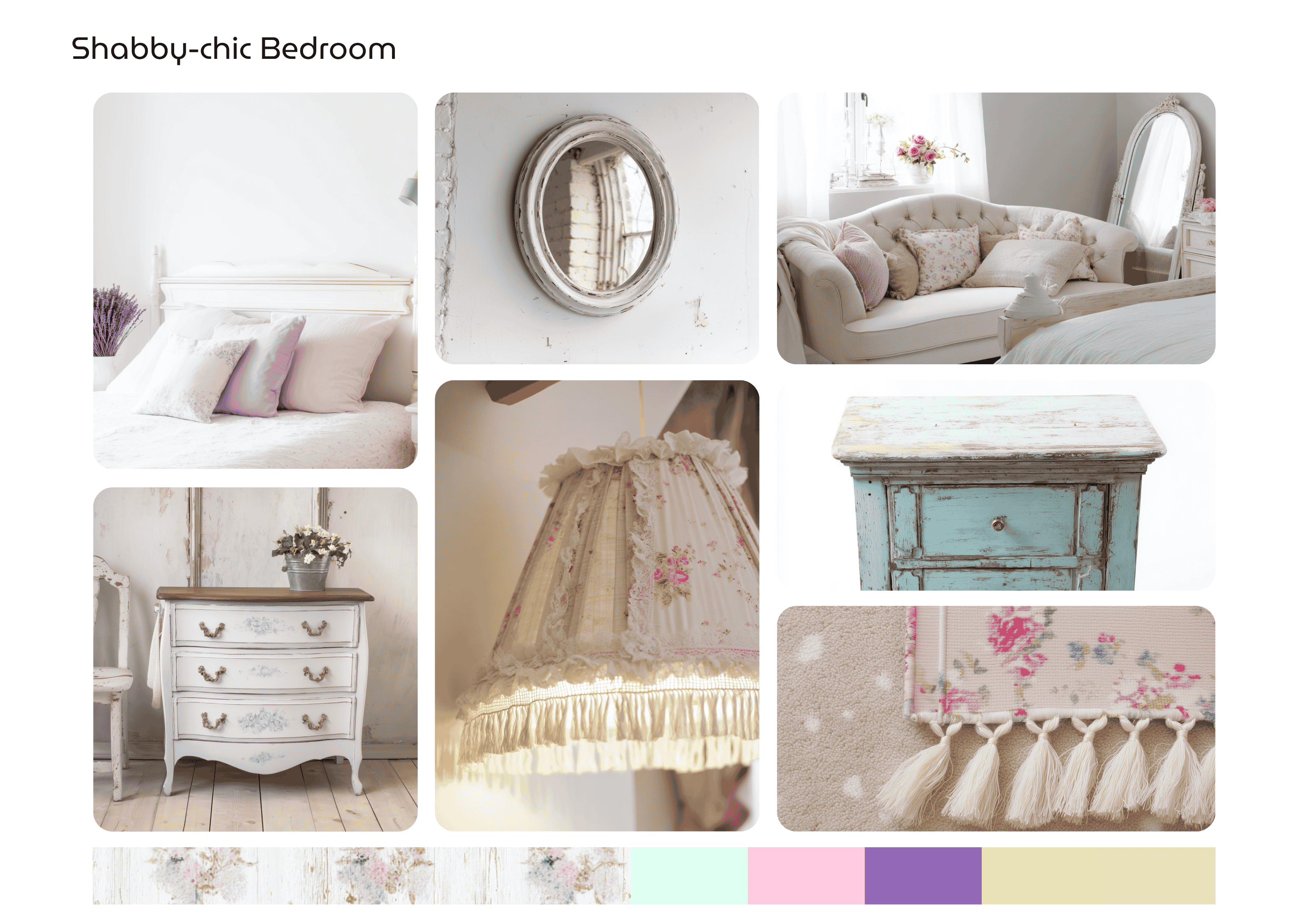 shabby-chic-yatak-odası